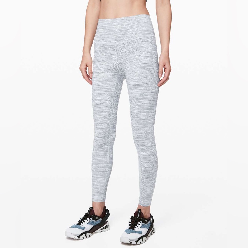 Lululemon Wunder Under High-Rise Tight 25" Wee Are From Space Blue Chambray 6